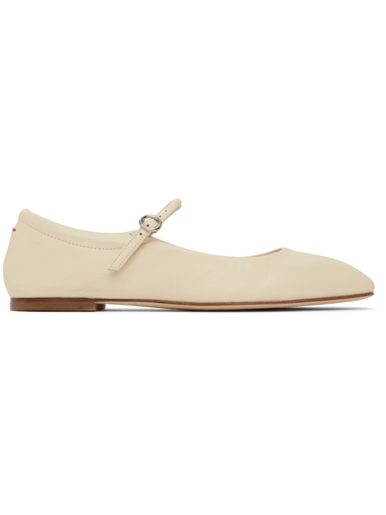 Aeyde Shoes - New AEYDE Uma Leather Mary-Jane Ballerina Flats